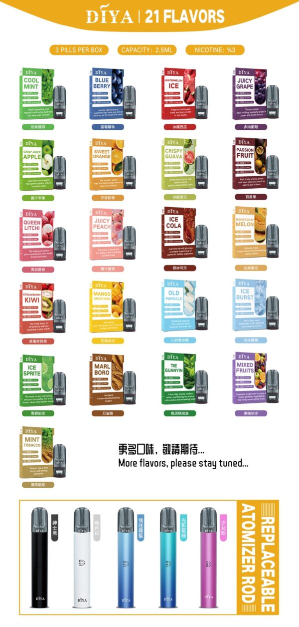 966a97de393441cf4aa83025407582c-scaled-1.jpg DIYA叮啞煙彈❤️3顆入❤️一代通用❤️巨便宜口感好